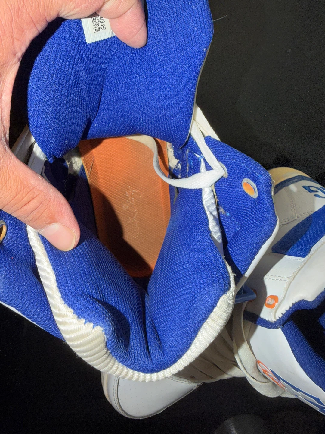 Ewing Athletics White & Blue High-Top Sneakers - photo 2