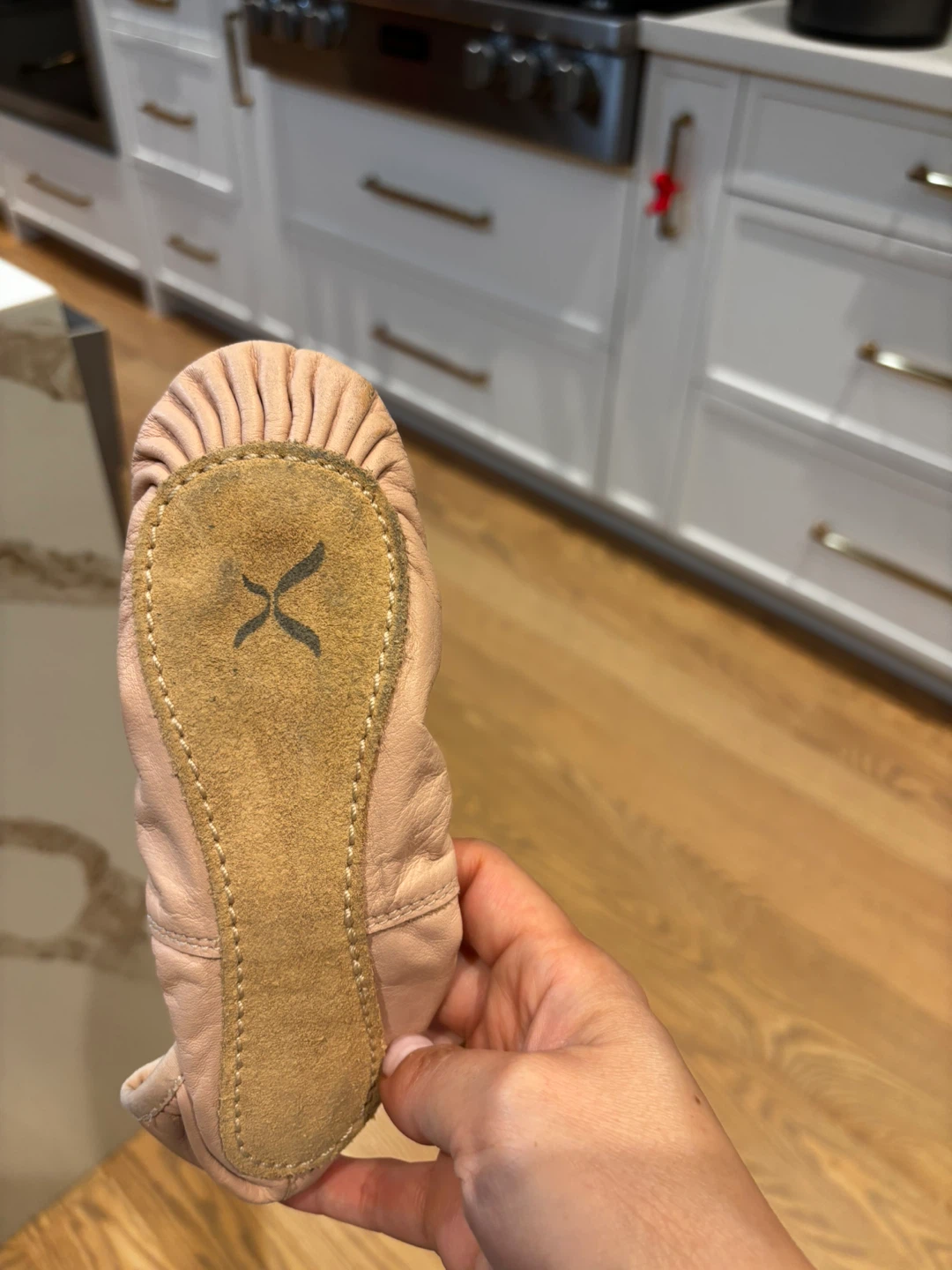 Capezio Pink Leather Ballet Slippers - photo 4