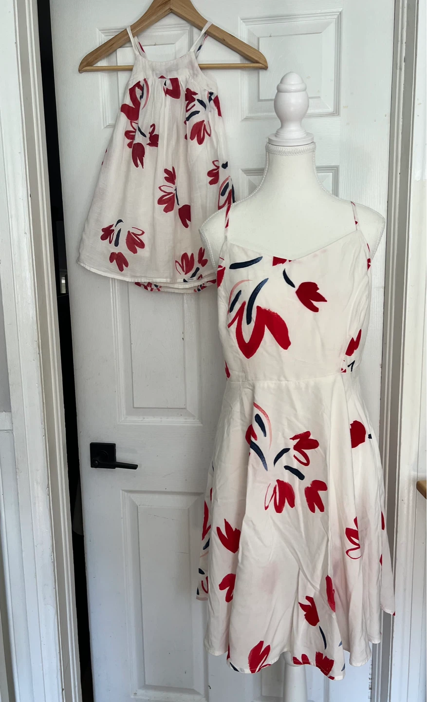 ⚽ Women's Floral Sundress and Matching Kid's Dress