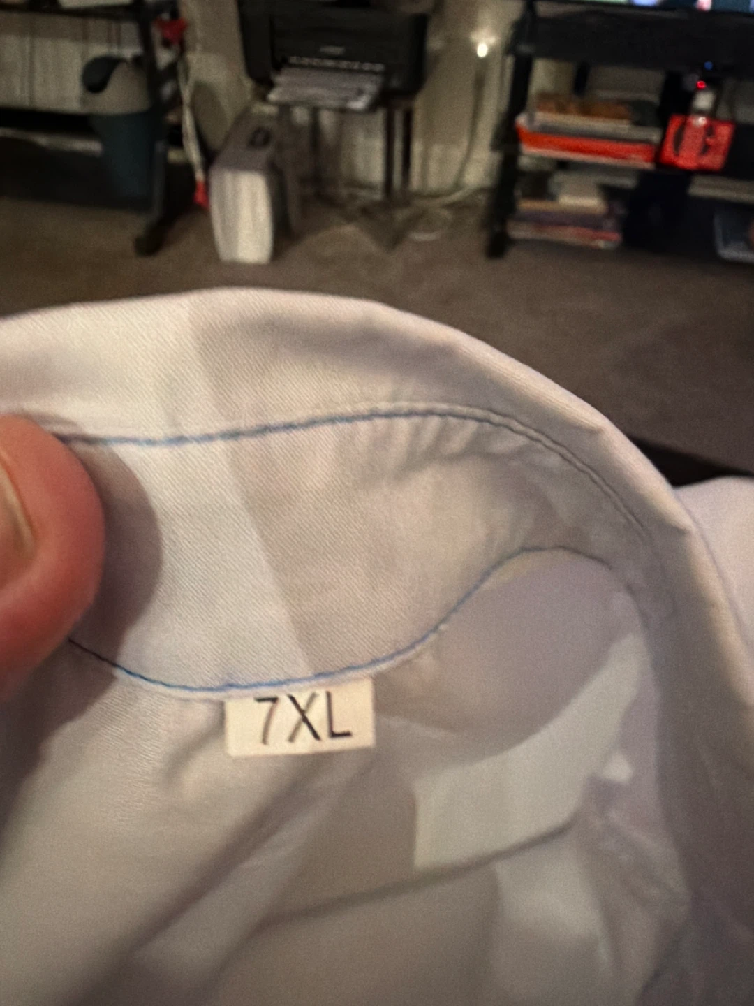 Men's Short Sleeve Button-Up Shirt 7XL - photo 2