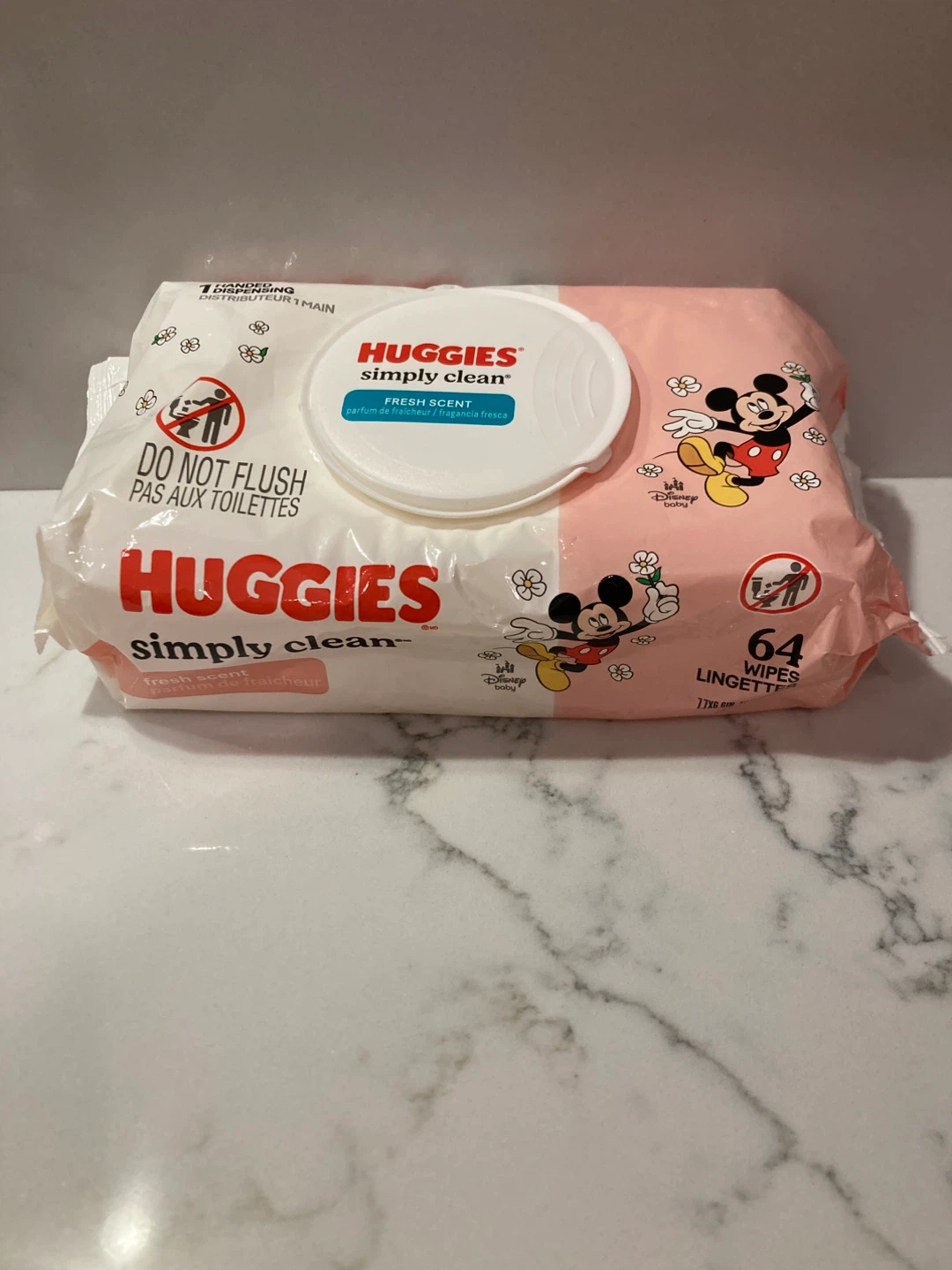 ⚽️Huggies Simply Clean Baby Wipes - Fresh Scent (64 ct)