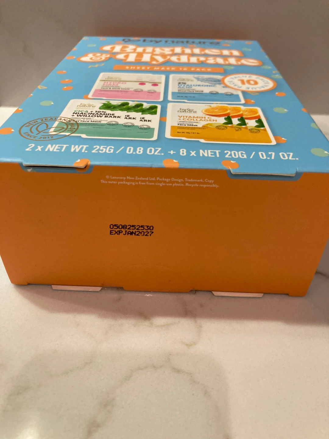 ⚽️By Nature Brighten & Hydrate Sheet Mask 10 Pack - photo 2