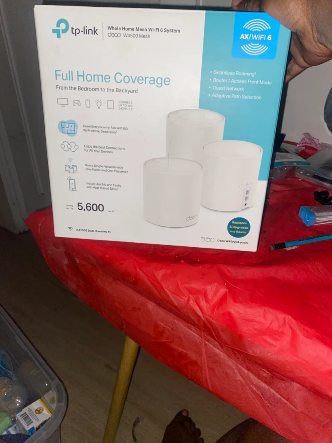 TP-Link Deco W4500 Whole Home Mesh Wi-Fi 6 System (3-pack) - photo 4