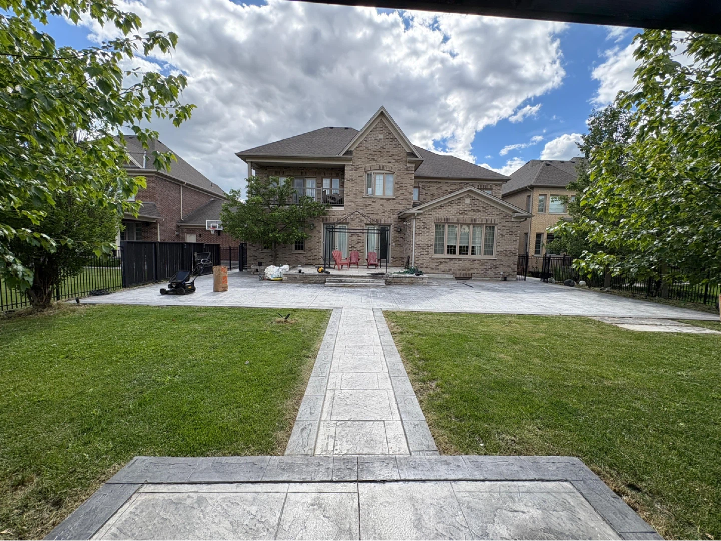 Grass cutting and yard cleanup