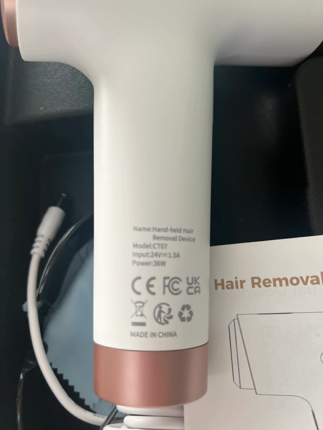 ⚽️ ICE-COOL Hand-held Laser Hair Removal Device CT07 - photo 3