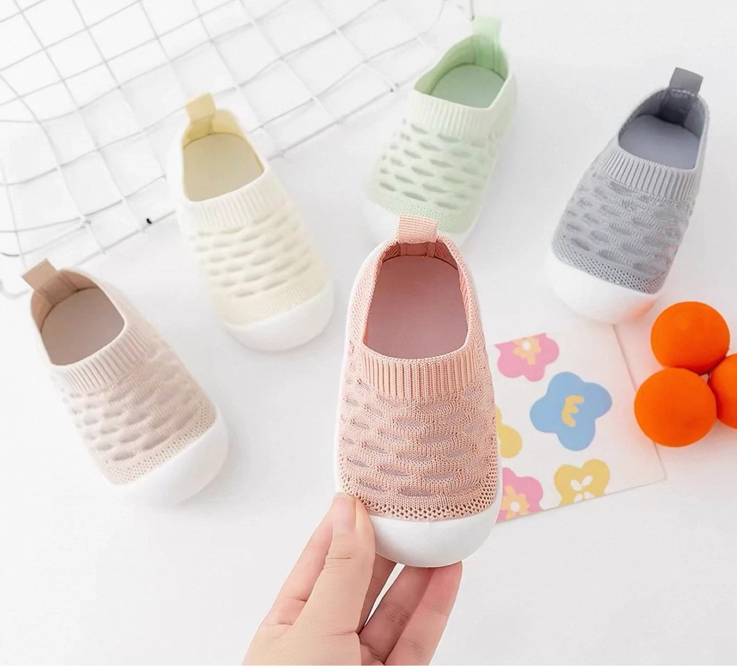 Kids Knit Slip-On Shoes