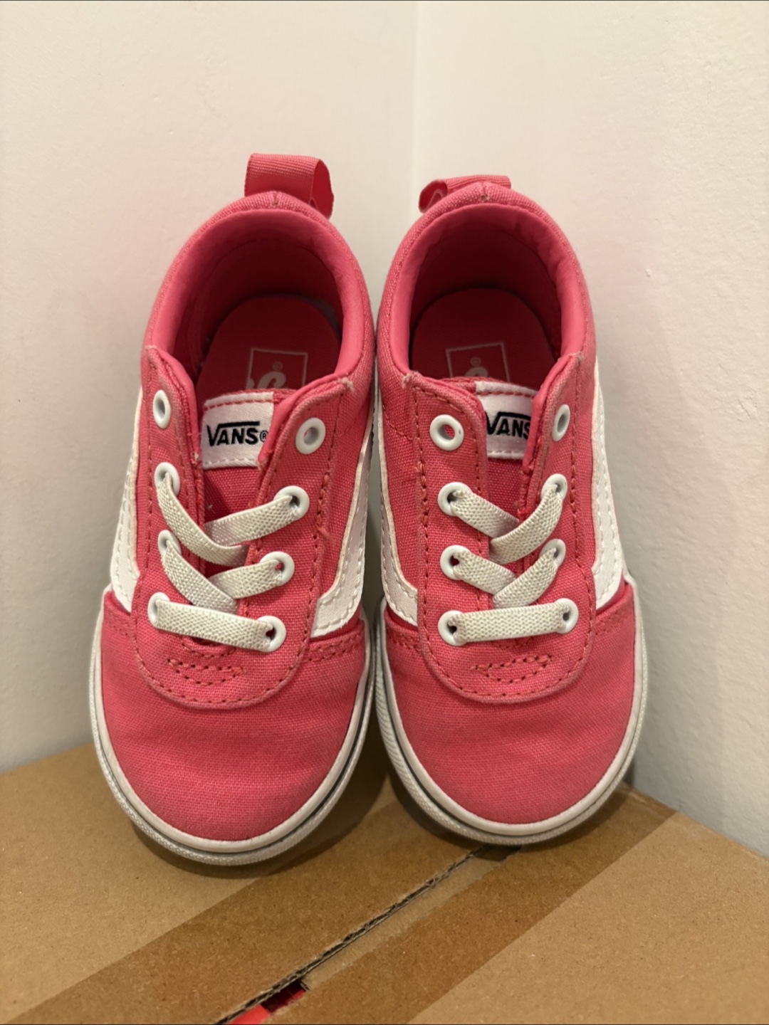Vans Toddler Pink Sneakers Size 6