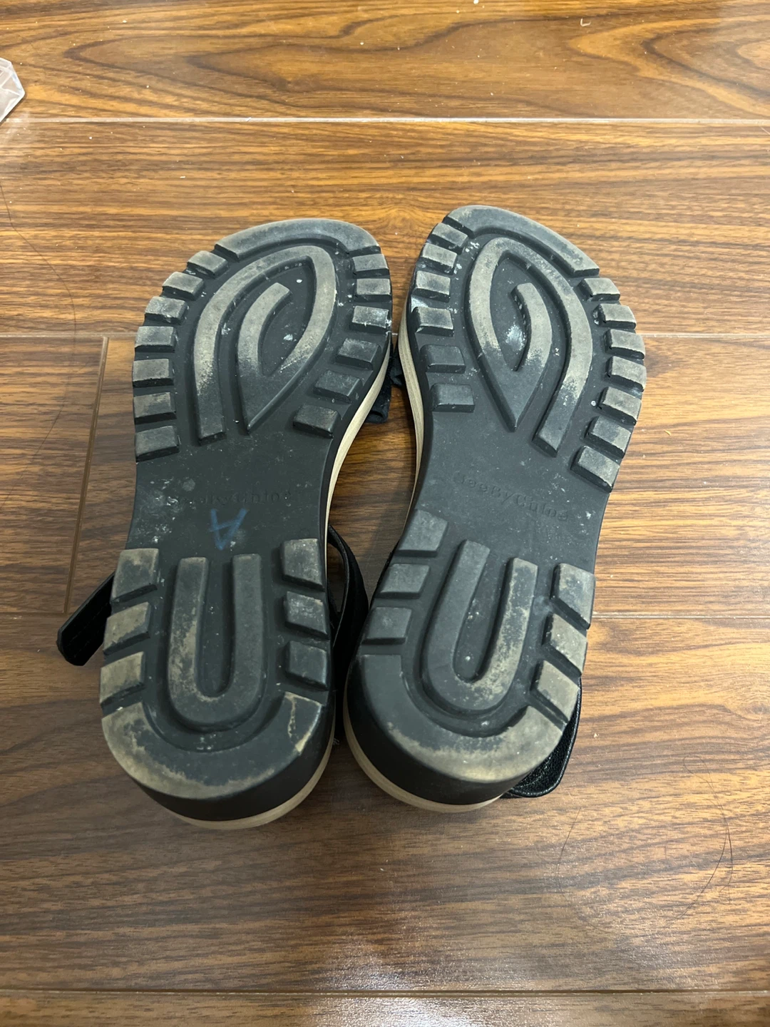⚽️ SeebyChloe Black Leather Ankle Strap Sandals - photo 2