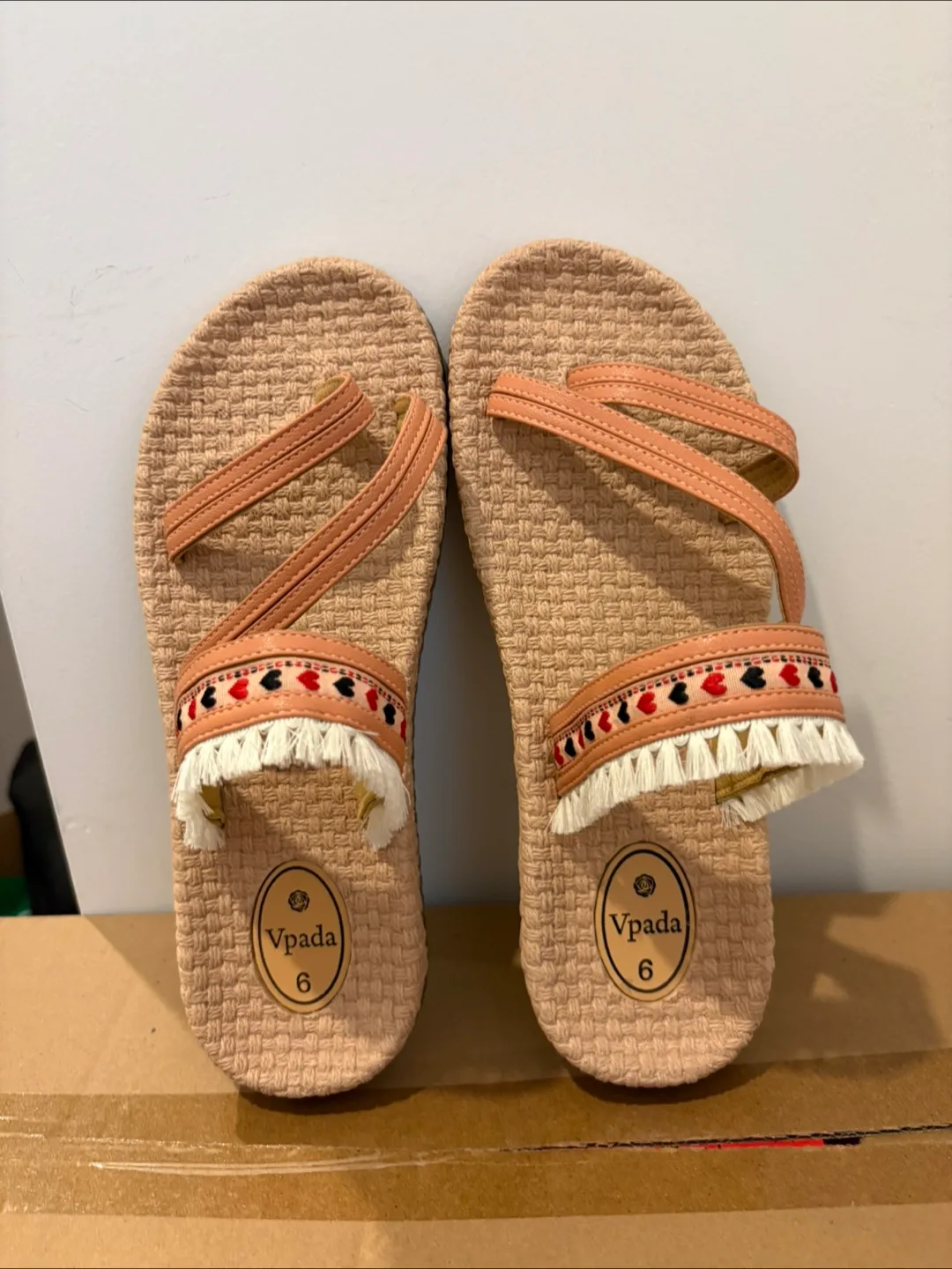 Vpada Women's Flip Flops Size 37-38