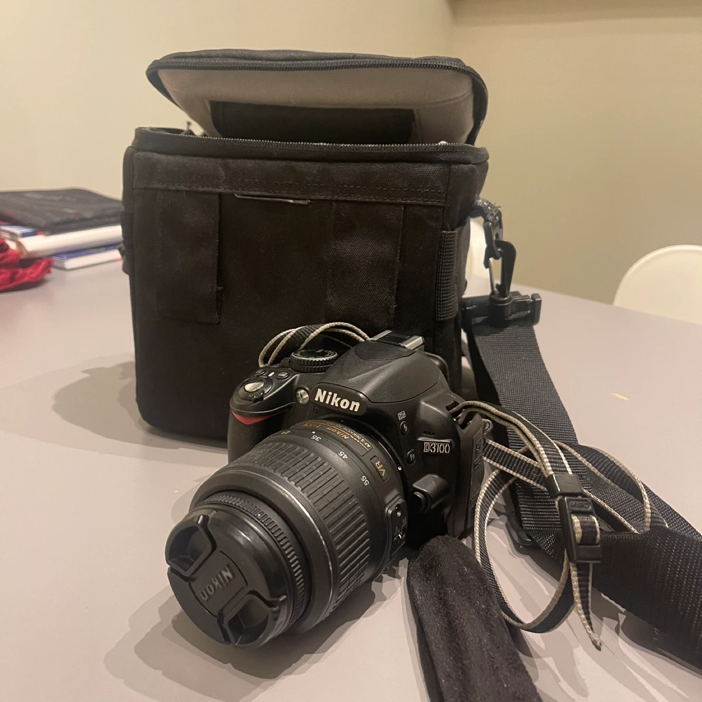 Nikon D3100 DSLR Camera with 18-55mm Lens and Case - photo 2