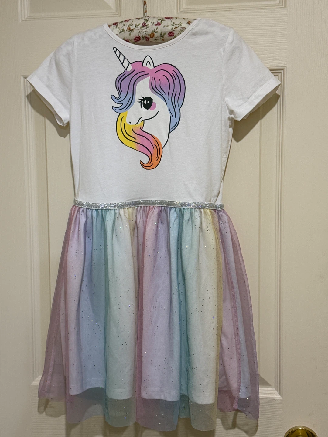 H&M Unicorn Tulle Dress Size 8-10