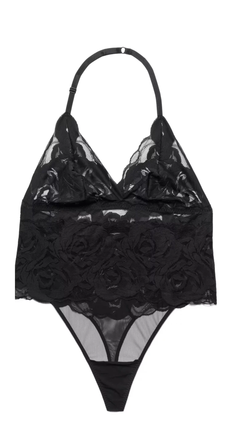 Esme Unlined Plus Black Lace Bodysuit - photo 3
