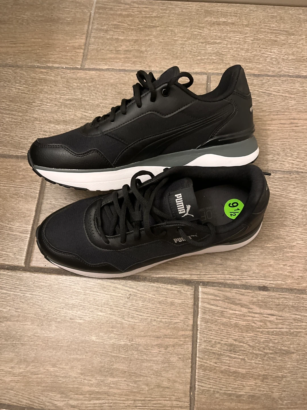 Puma Black Sneakers Women Soft Foam