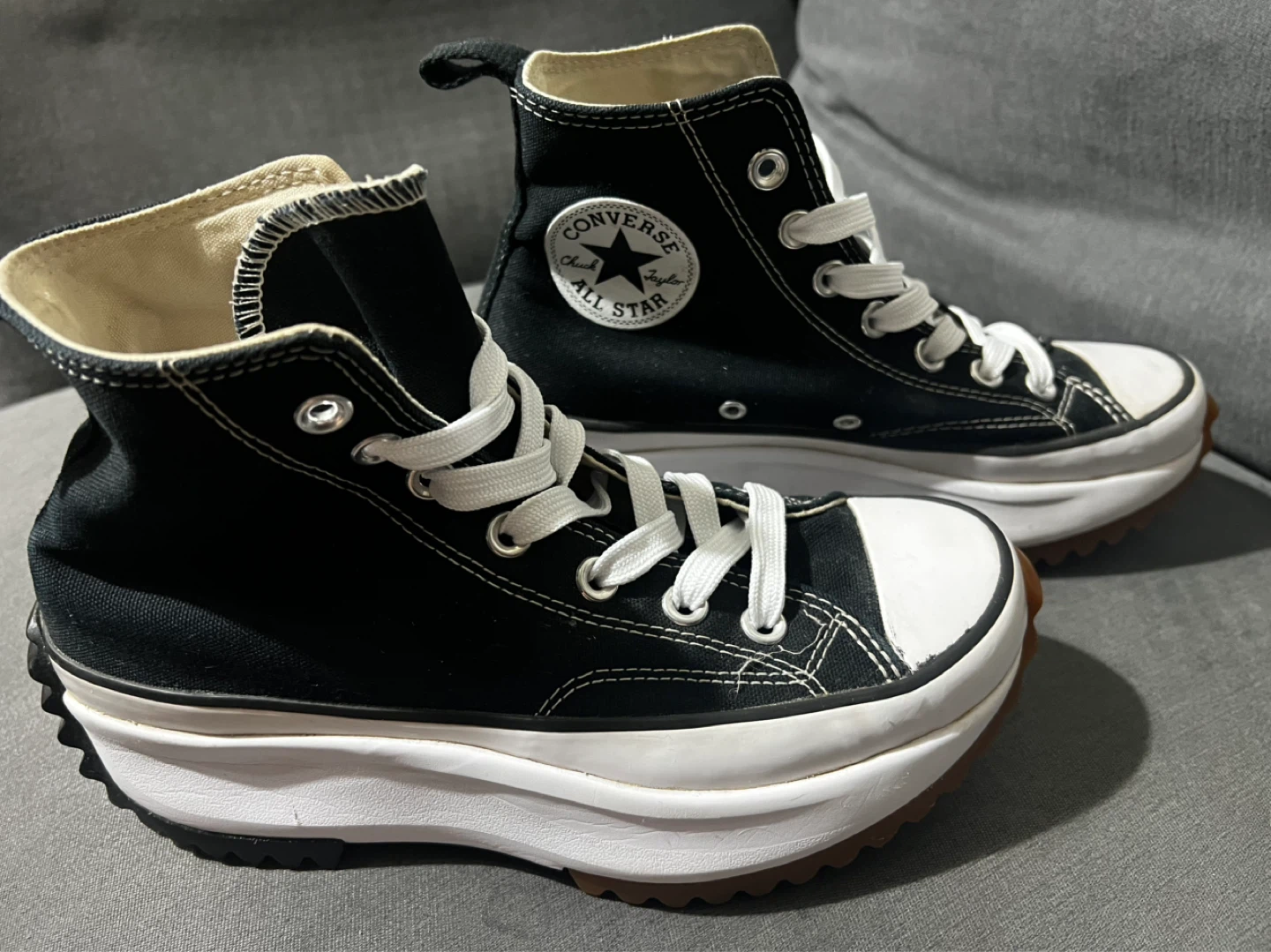 Converse  run star hike high top shoes⚽️ - photo 3
