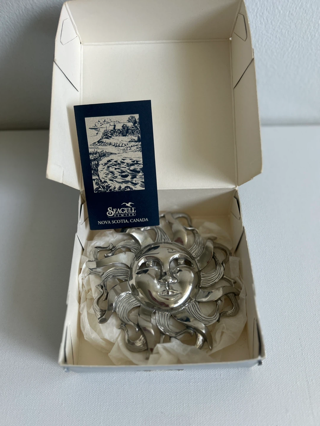 Mastermark Pewter Sun Face Sculpture - Seagull Pewter - photo 2