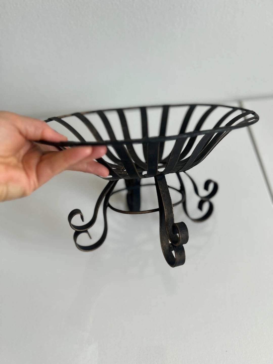 Wrought Iron Fruit Bowl