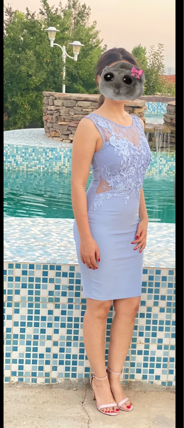 Lavender Lace Cocktail Dress – Size Small