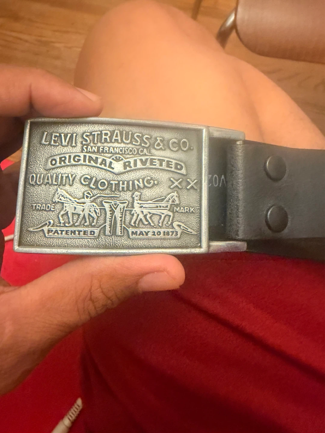 Levi Strauss & Co. Original Riveted Belt Buckle