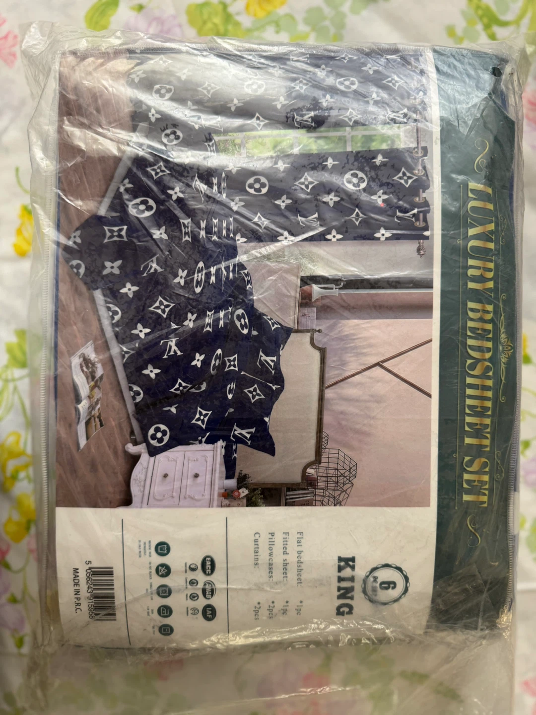 ⚽️ Luxury 6 PC King Size Bedsheet Set - photo 4