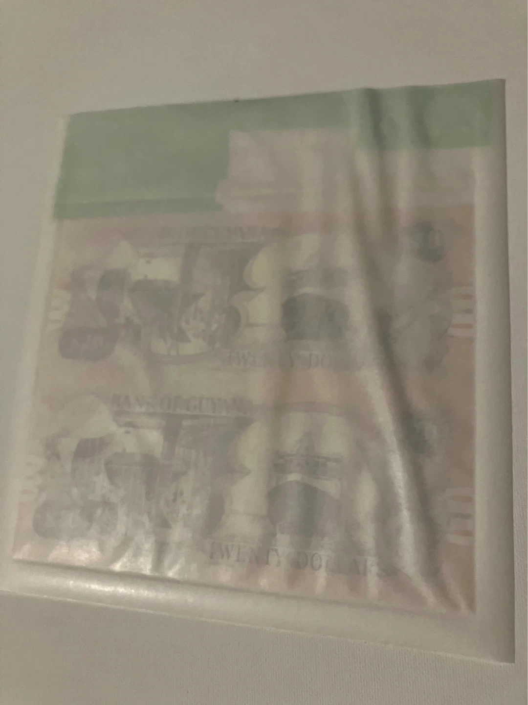 Bank of Guyana 20 Dollars UNC Uncut Sheet of 2 ⚽️ - photo 2