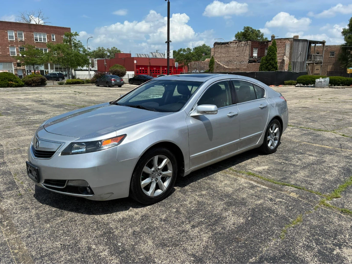 2012 Silver Acura TL Sedan