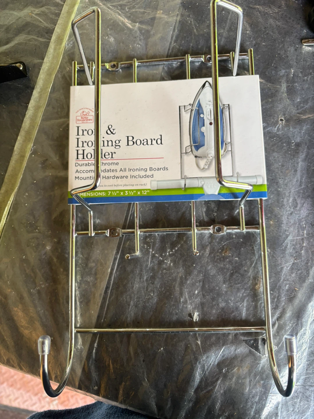 Better Houseware Iron & Ironing Board Holder