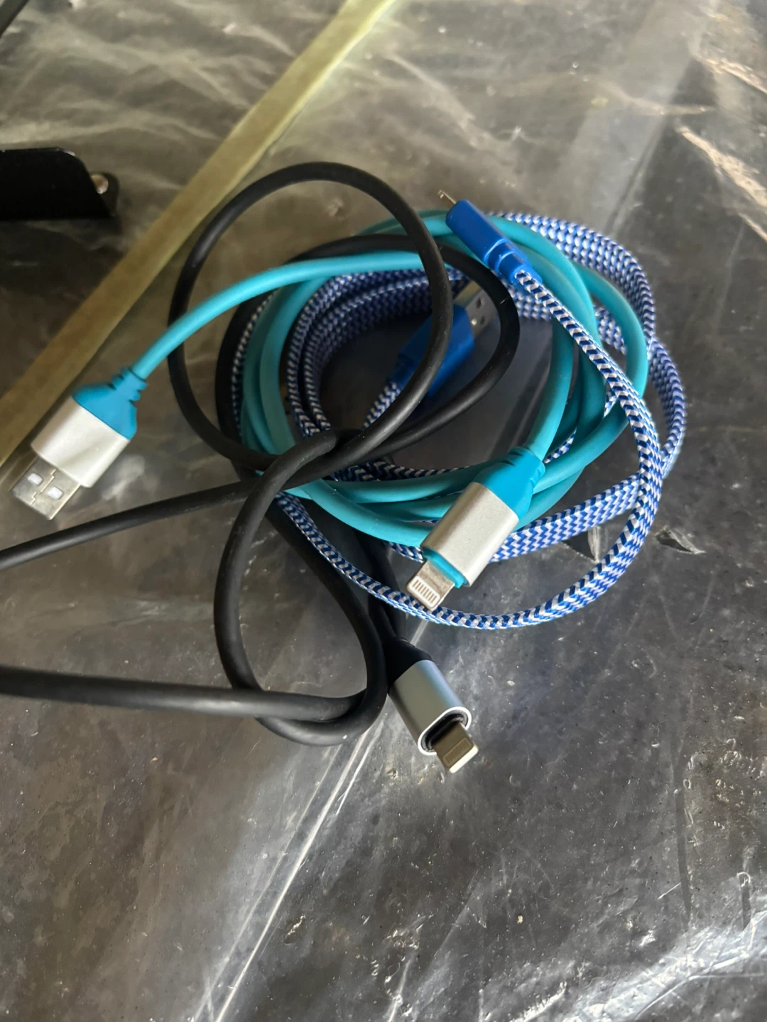 Assorted Cables and Power Adapter