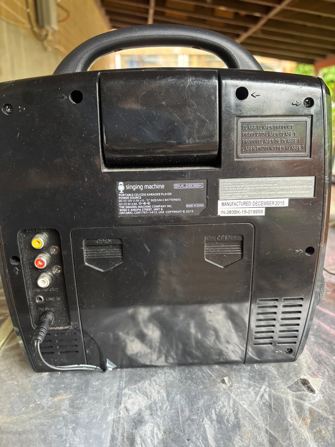 Singing Machine Portable CD/CDG Karaoke Player - photo 3
