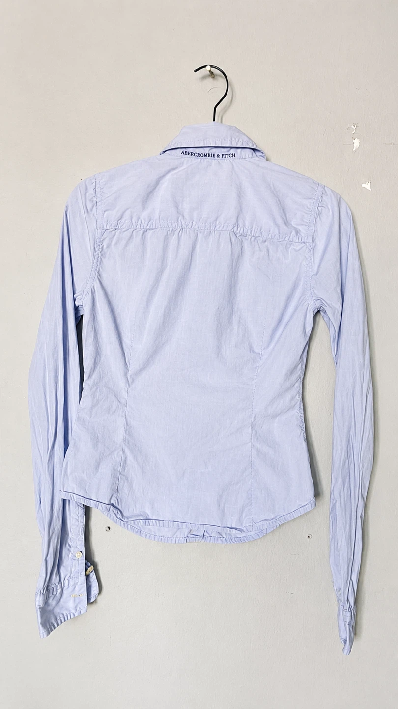 Abercrombie & Fitch Light Blue Button-Up Shirt - photo 4