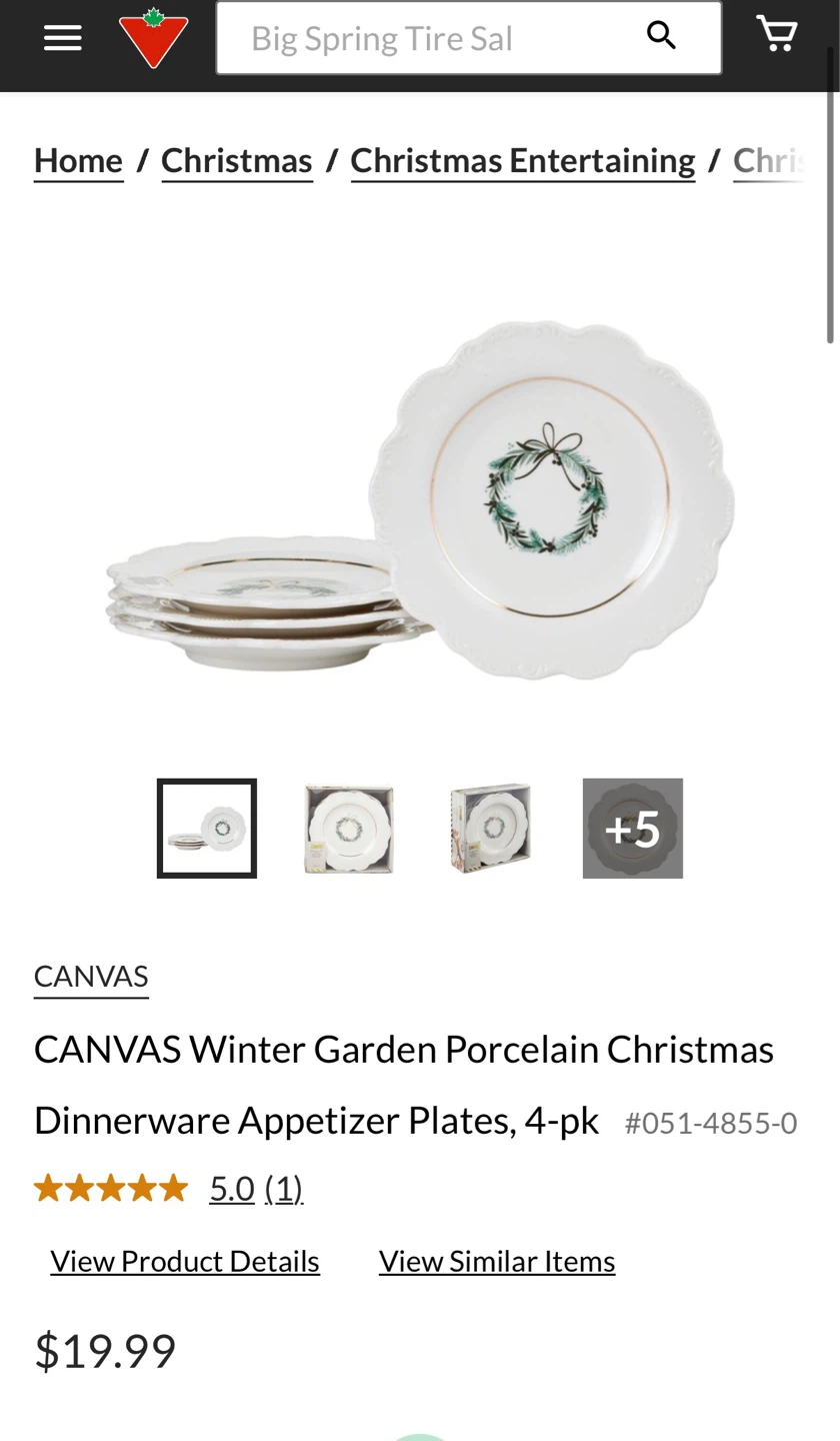 Canvas Appetizer Plates - Set of 4 ⚽️ - photo 5