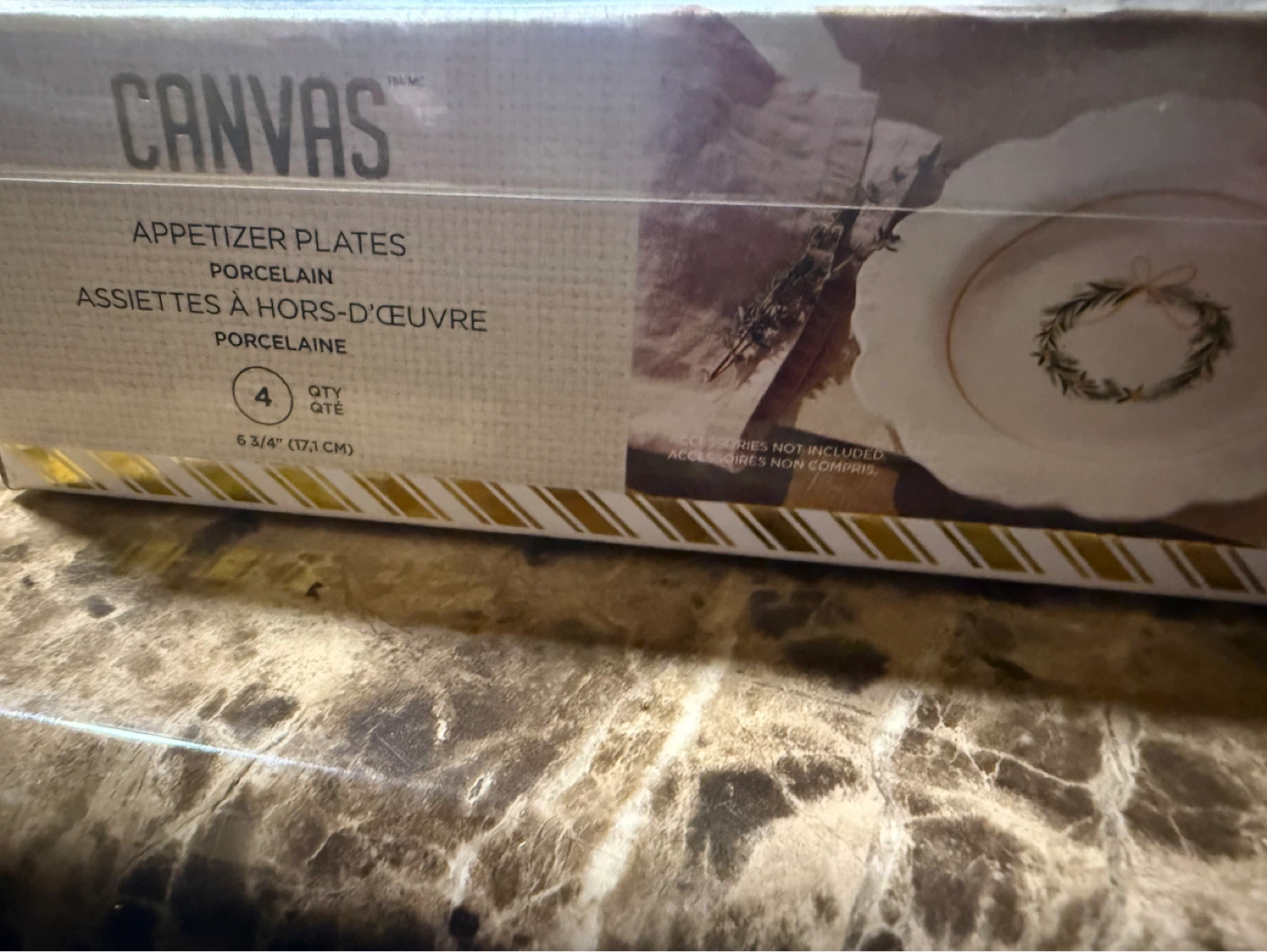 Canvas Appetizer Plates - Set of 4 ⚽️ - photo 2