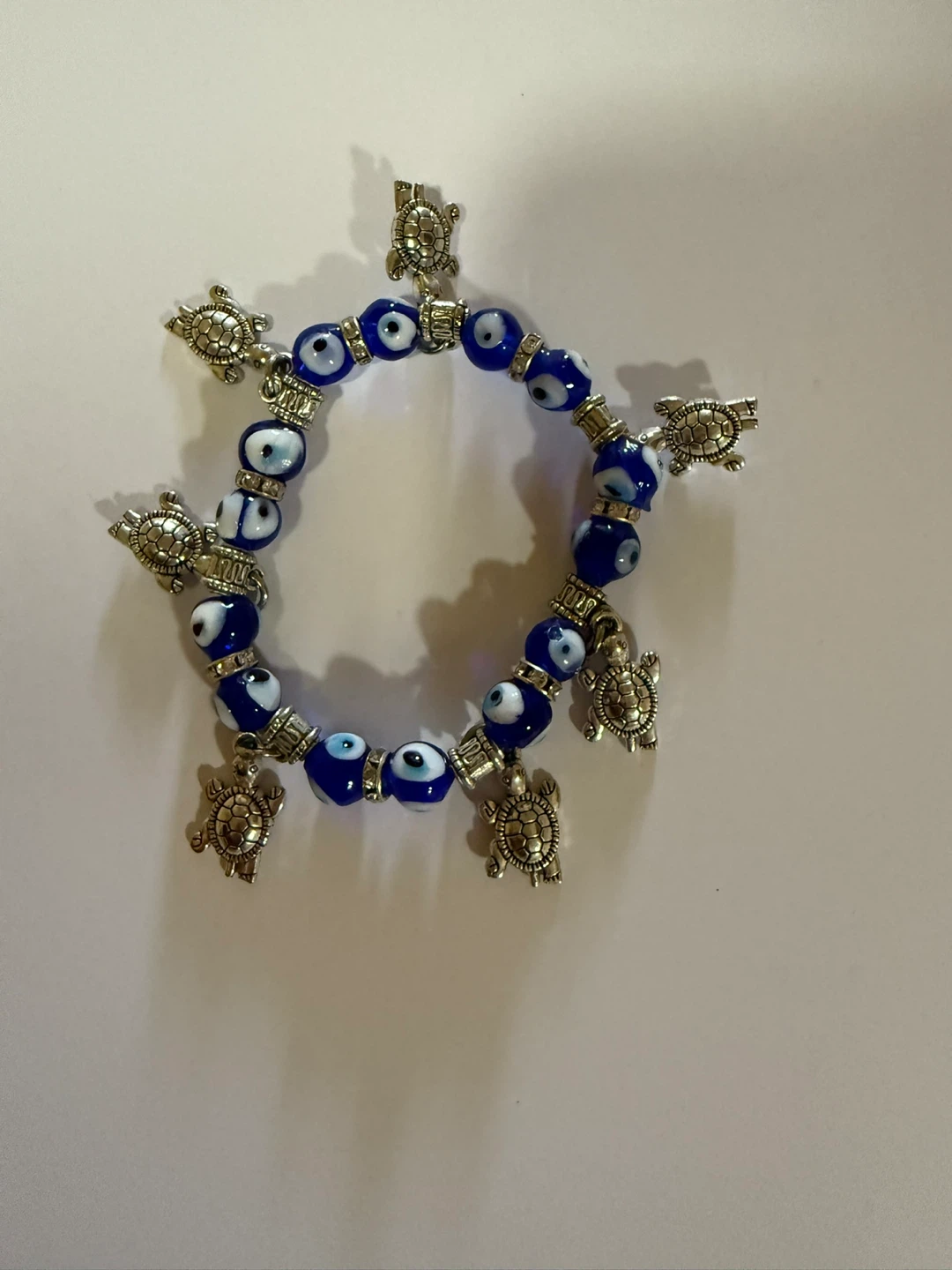 Evil Eye Turtle Charm Bracelet ⚽️