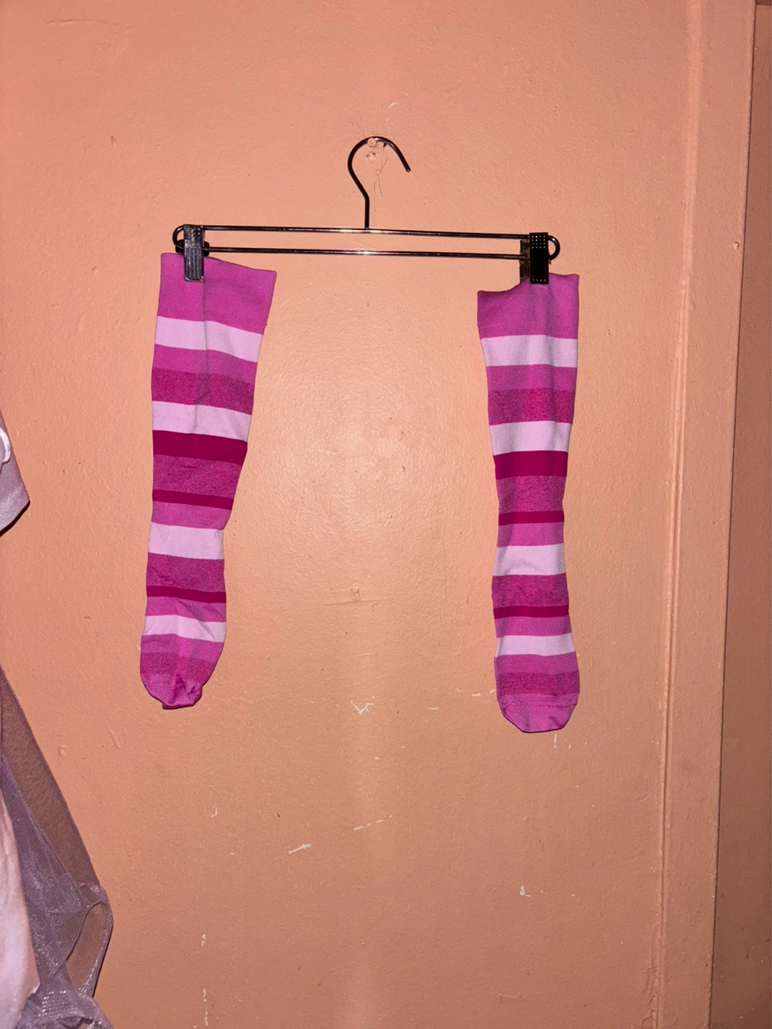⚽️Pink Striped Knee-High Socks