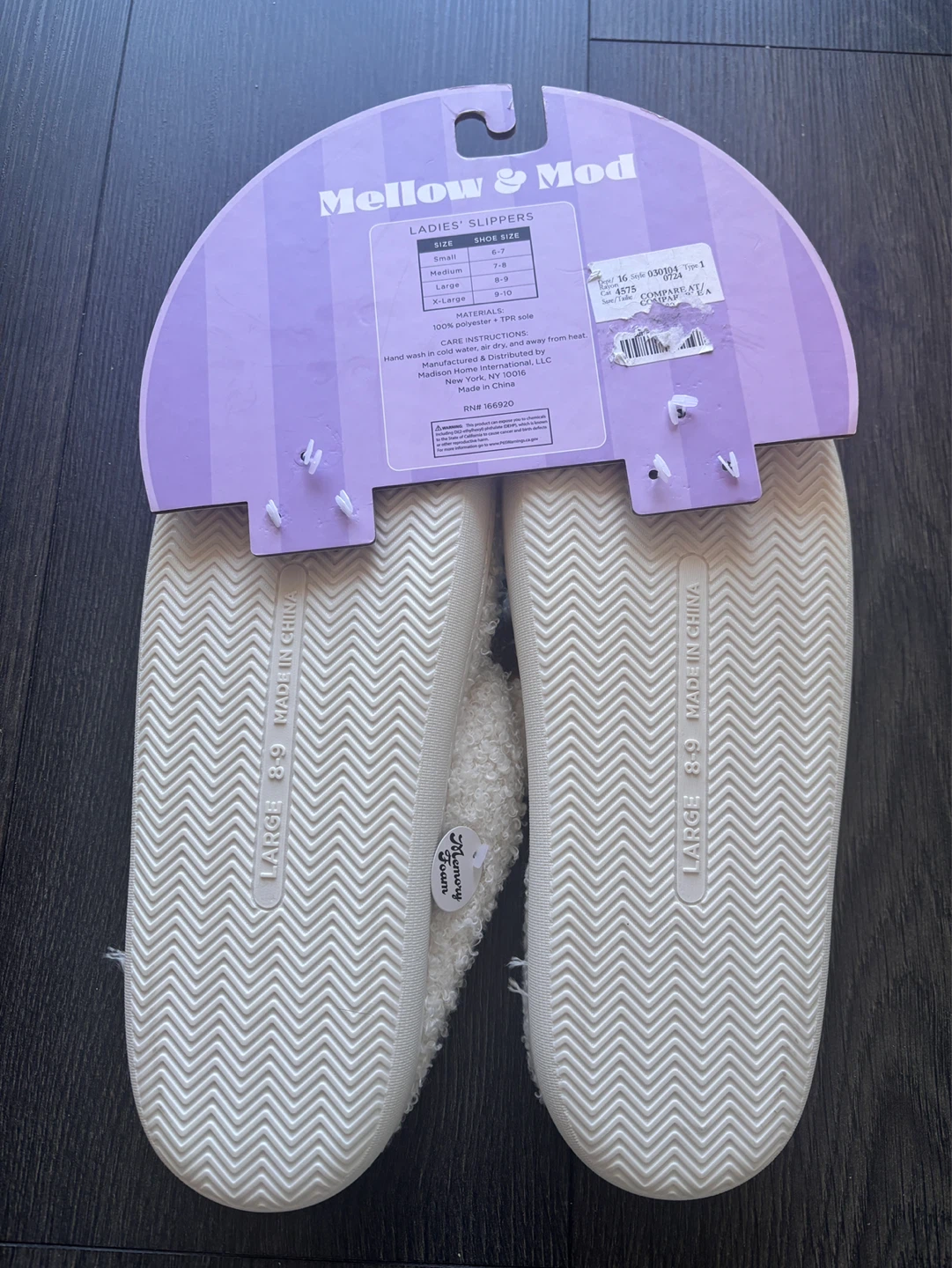 Mellow & Mod Ladies Slippers - Large - photo 2