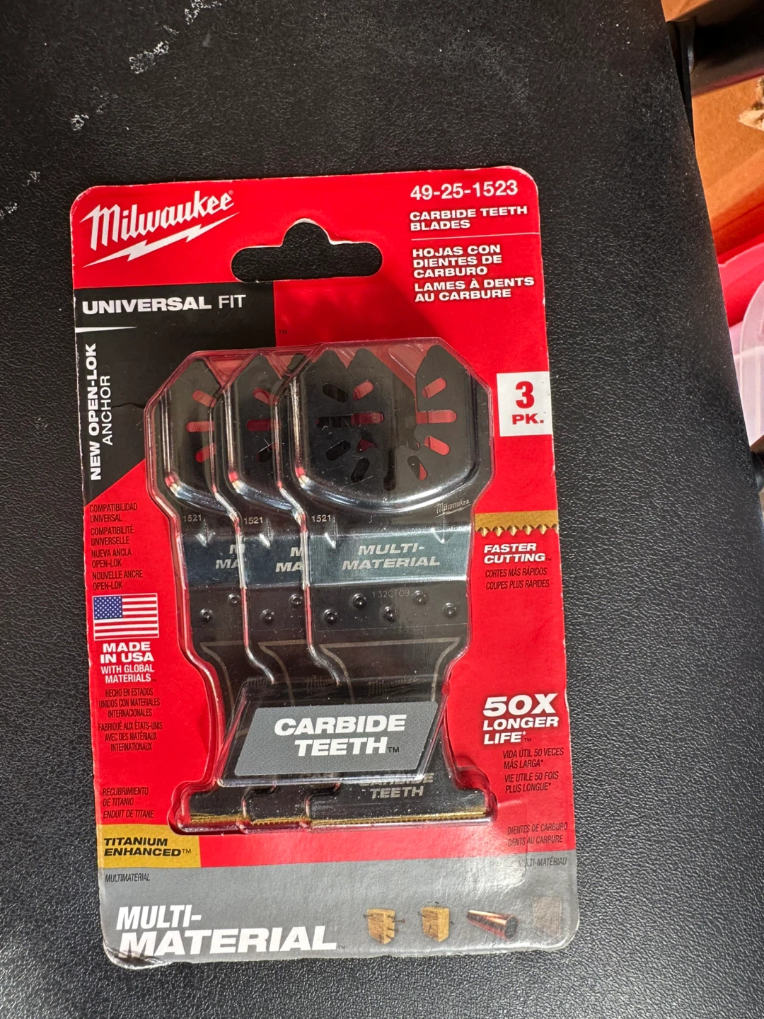 Milwaukee 49-25-1523 Carbide Teeth Blades (3 PK)