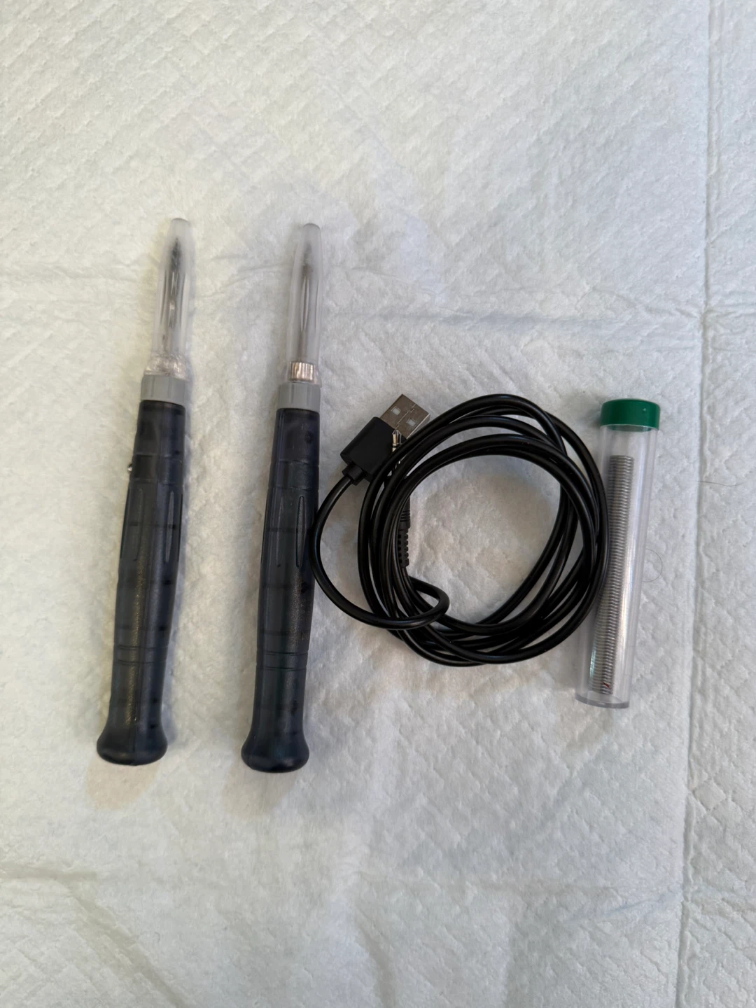 USB Soldering Iron Kit with Solder