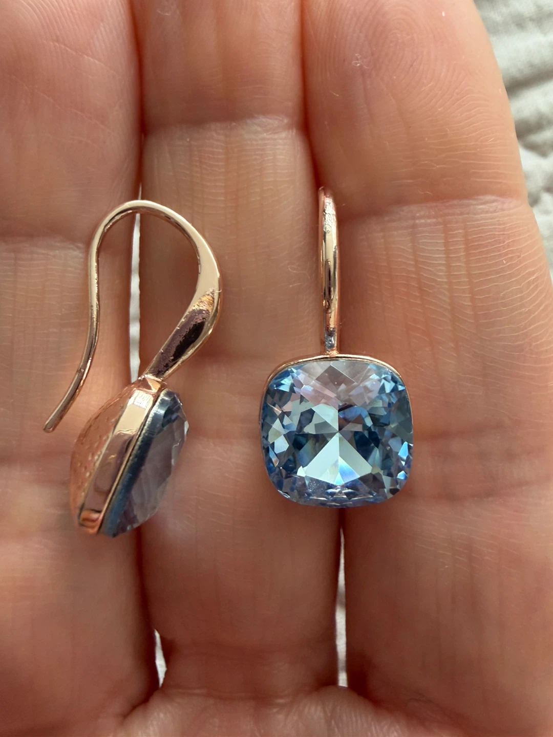 14k topaz earrings