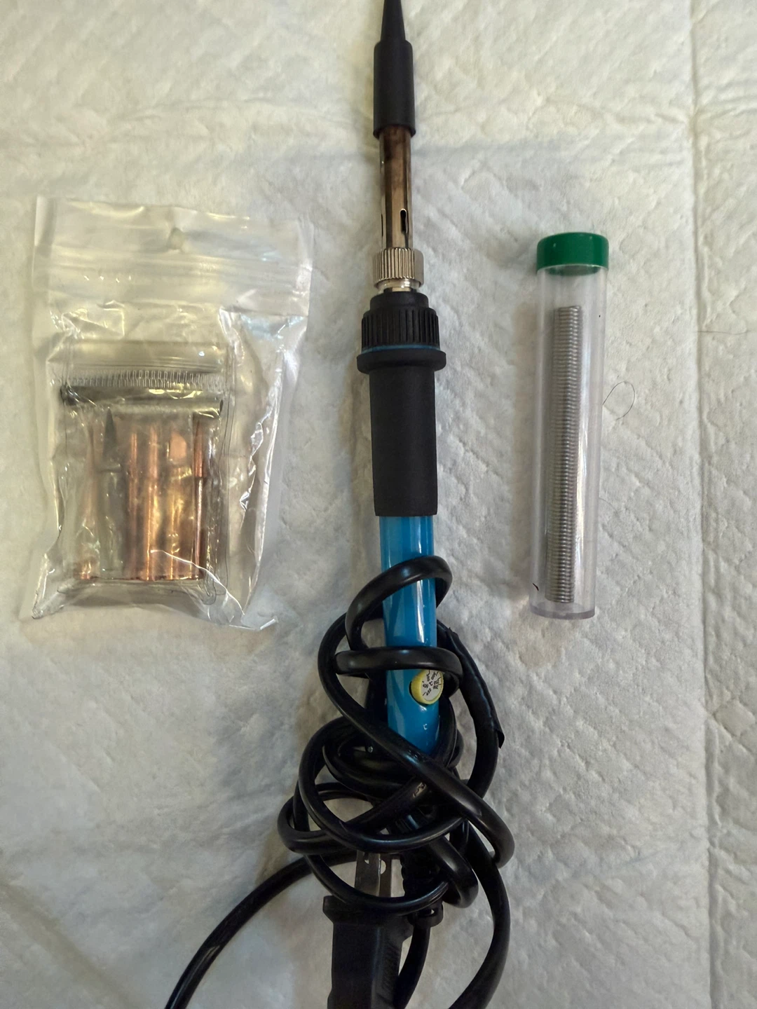 Soldering Iron Kit with Solder and Tips