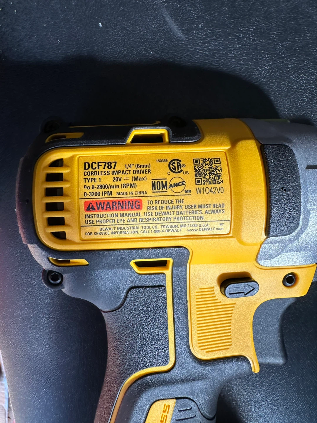 DEWALT 20V MAX Brushless Cordless Impact Driver DCF787 - photo 2