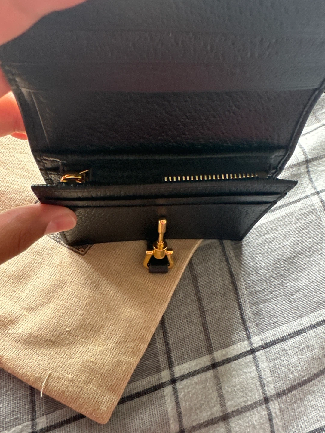 Gucci Black GG Marmont Card Holder - photo 3