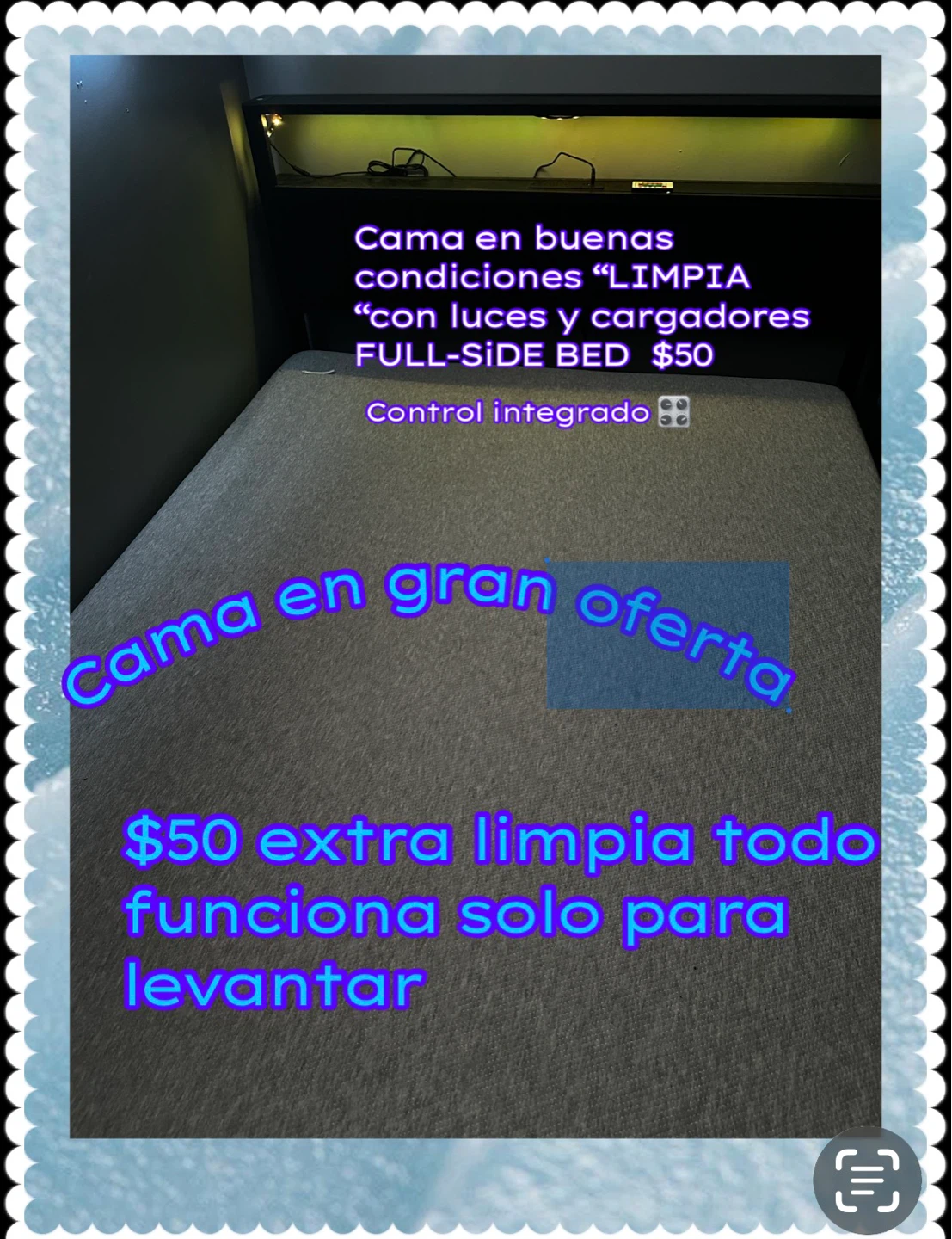 🔥 Full Size Bed –$50