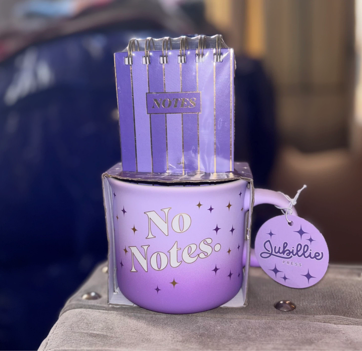 ⚽️Jubillie Press "No Notes" Mug and Mini Notebook Set