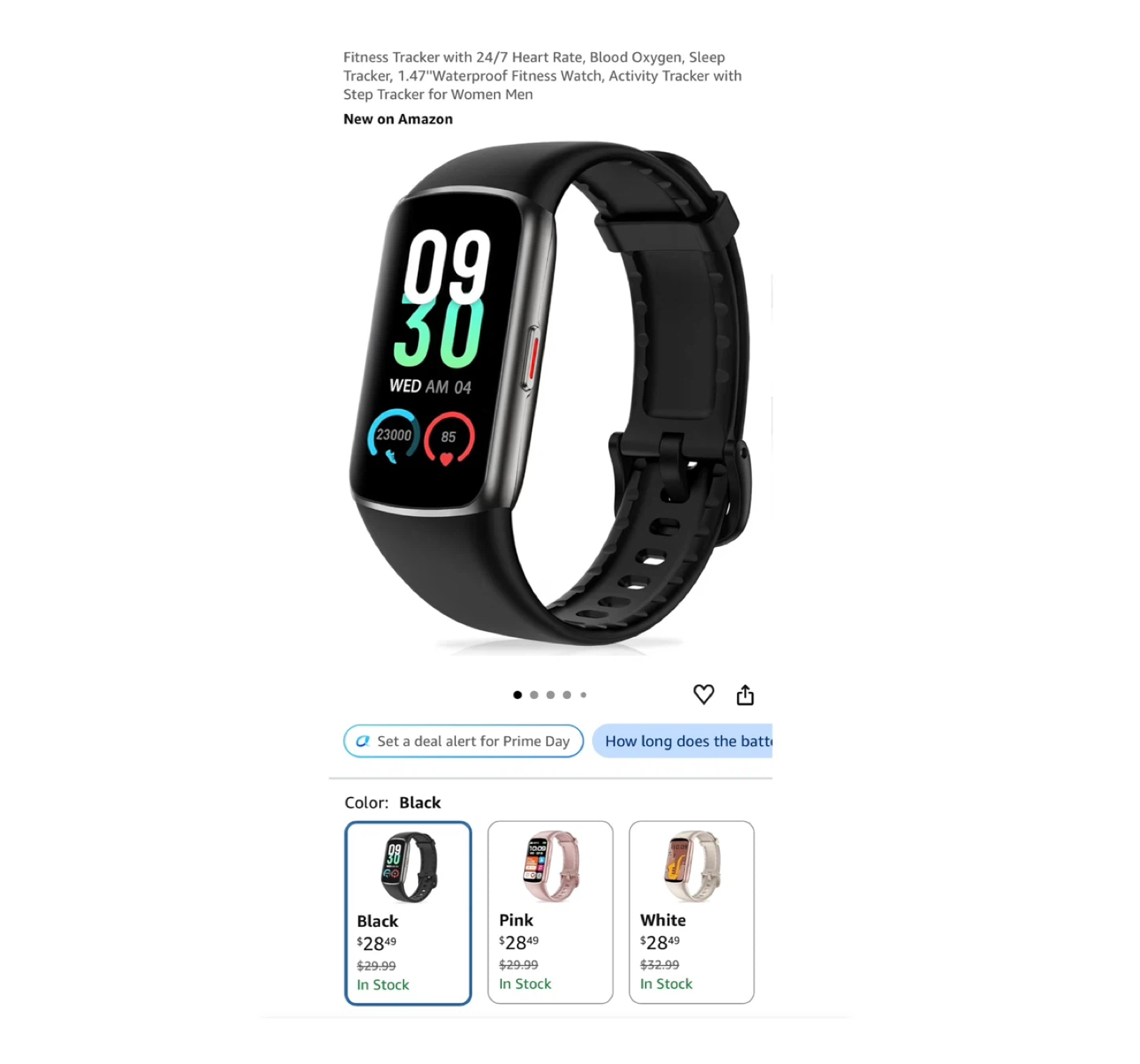 Brand new Fitness Tracker with 24/7 Heart Rate