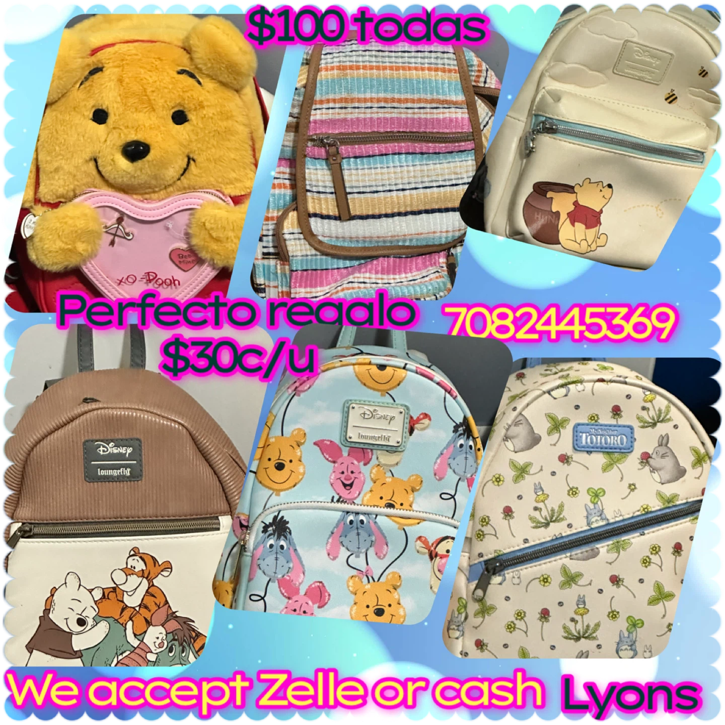 Showlder bag (6) $100 or 30 c/u