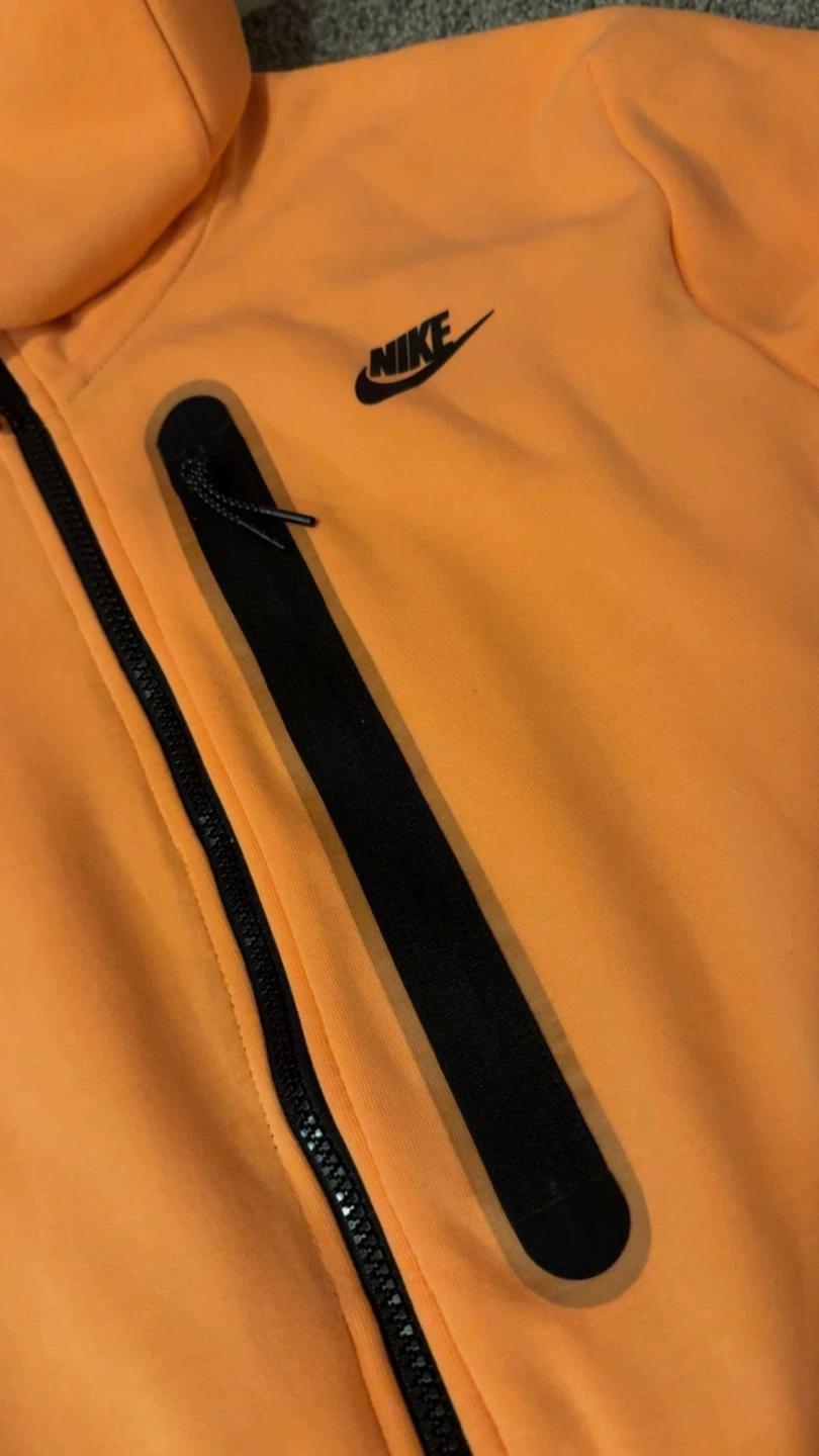 Nike Tech Fleece Full Zip Hoodie Orange - photo 5