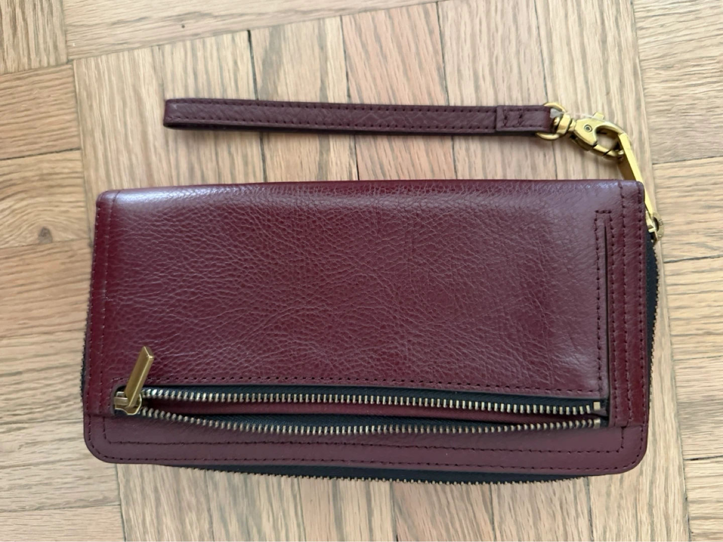 New Fossil Zip Around Clutch Wallet - photo 2