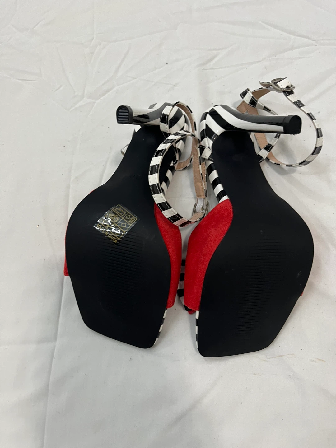 Women's Striped Bow Heels - photo 5