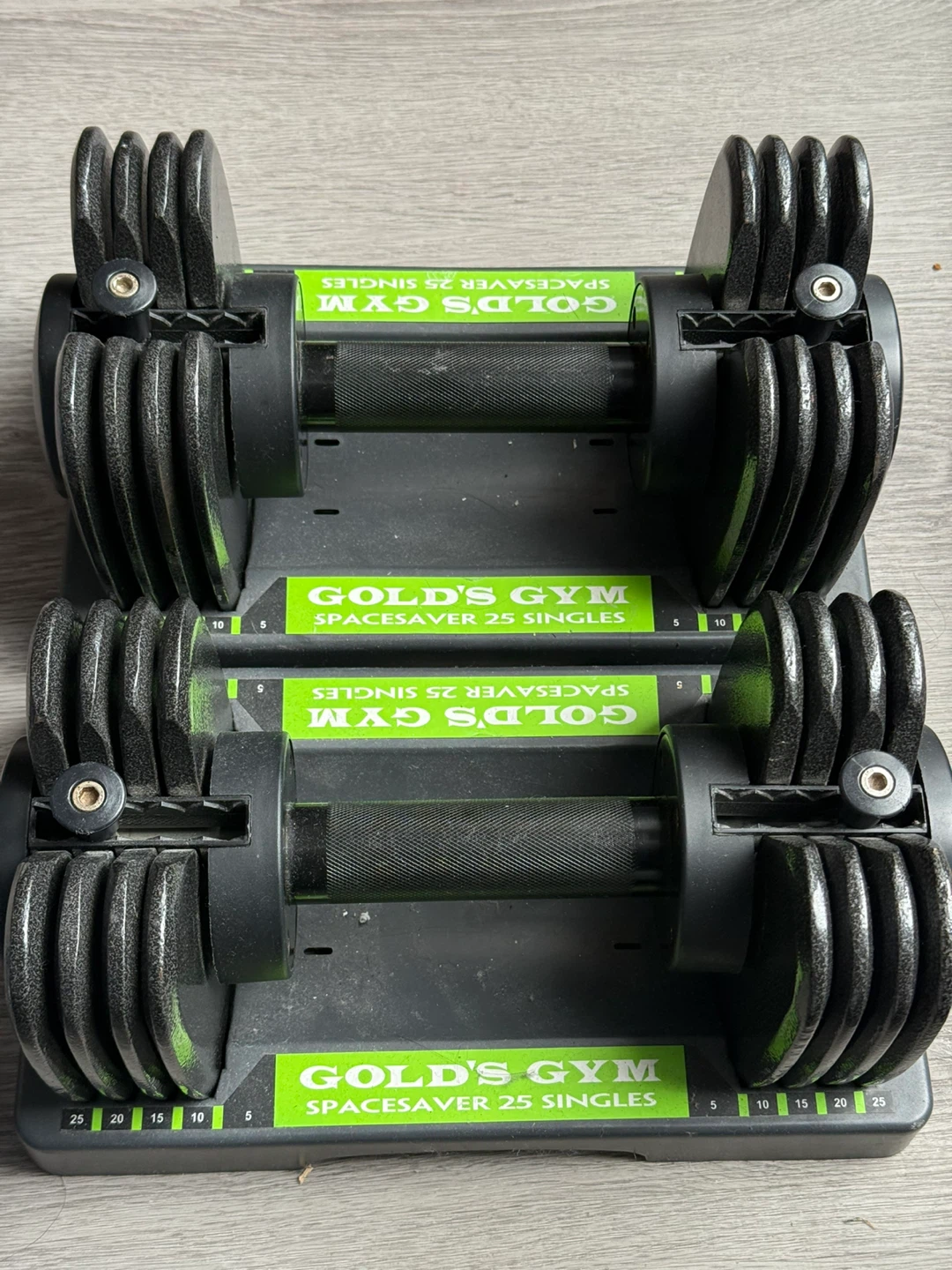 Gold's Gym Spacesaver 25 Adjustable Dumbbells - photo 3