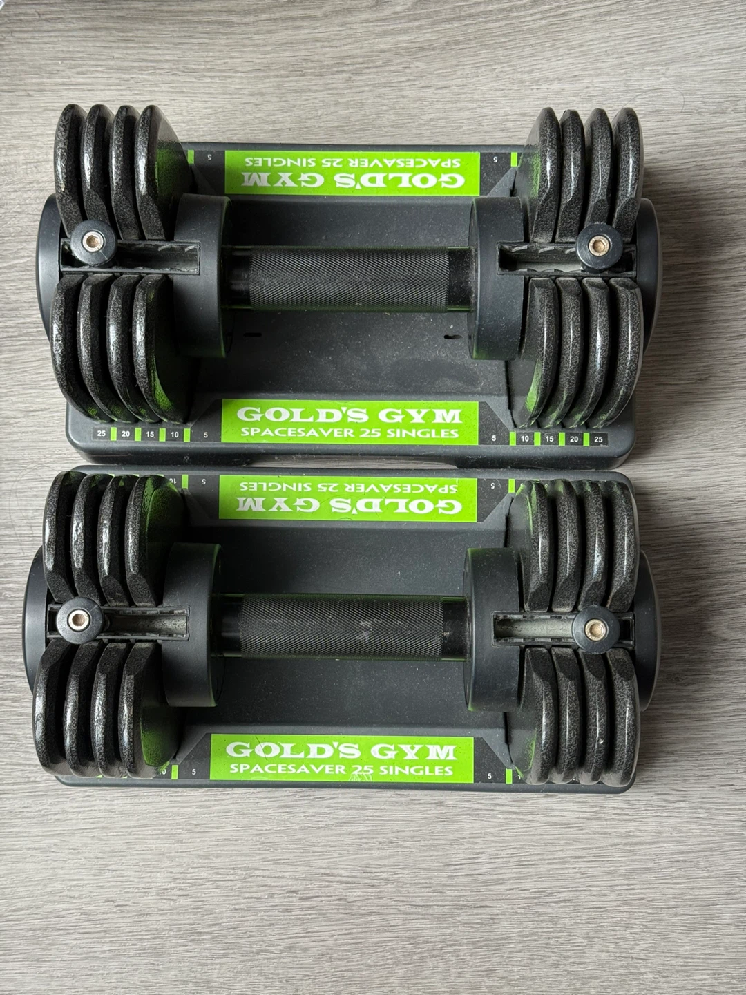 Gold's Gym Spacesaver 25 Adjustable Dumbbells - photo 2