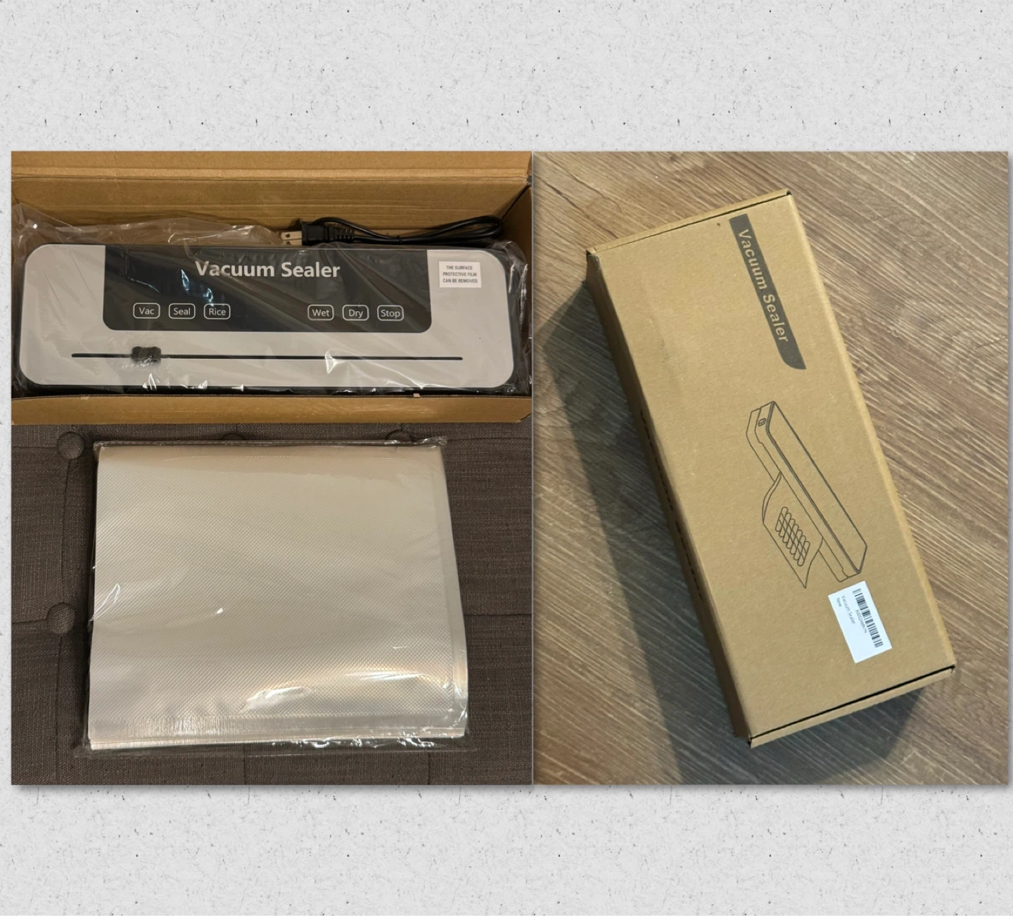 Brand new Vacuum Sealer Machine with 50 Vacuum Bags - photo 2